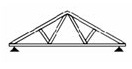 Стропильная ферма W-образная
